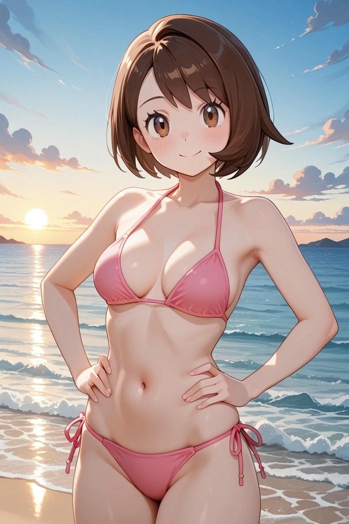 Ảnh Anime Girl mang mái tóc nổi bật đầy cuốn hút