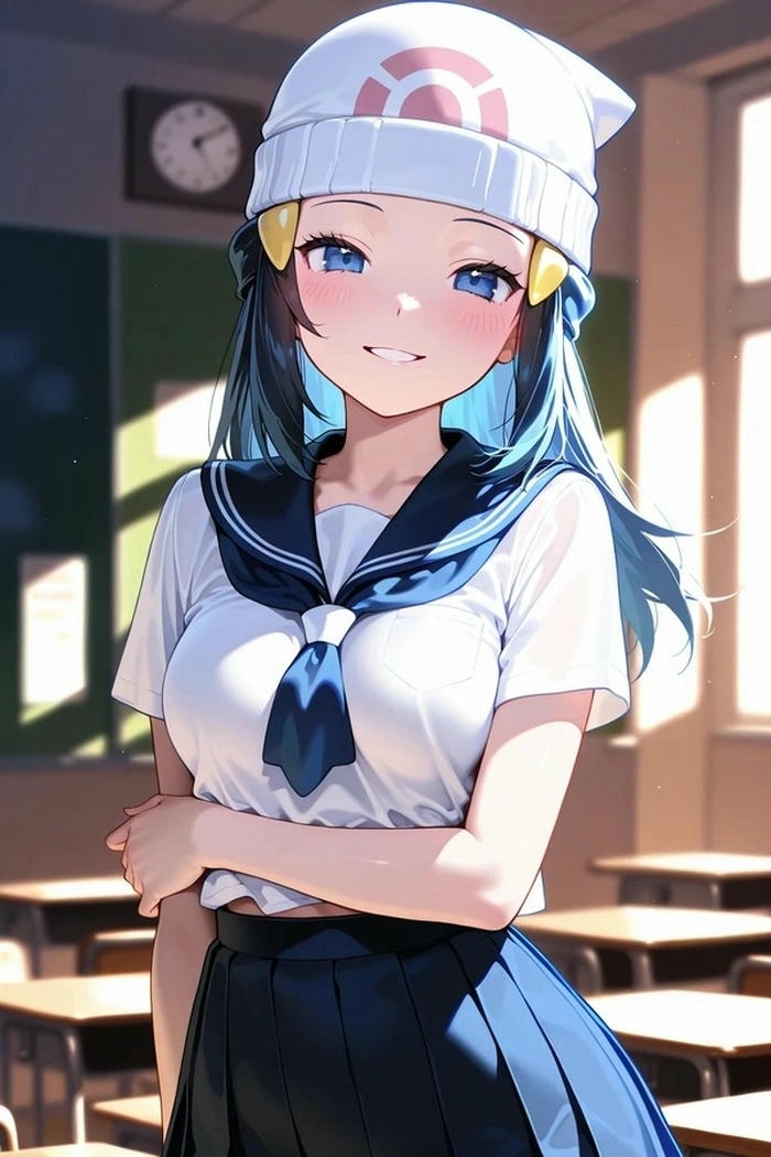 Ảnh Anime Girl thể hiện diện mạo xinh xắn tự nhiên