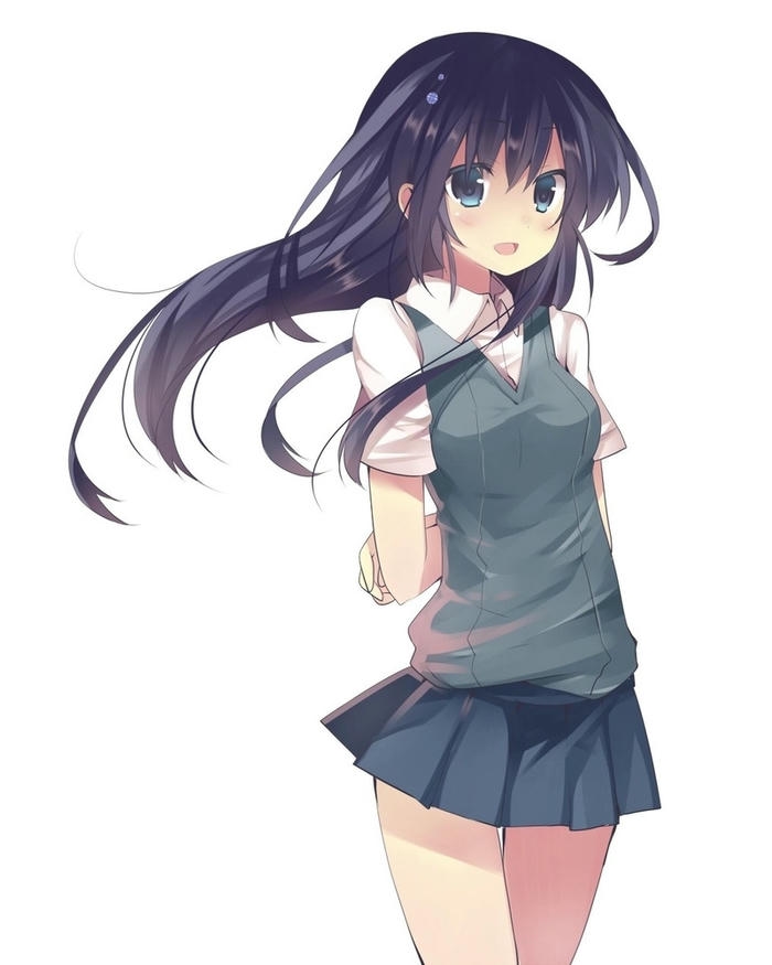 Ảnh Anime Girl với biểu cảm tinh nghịch và sinh động