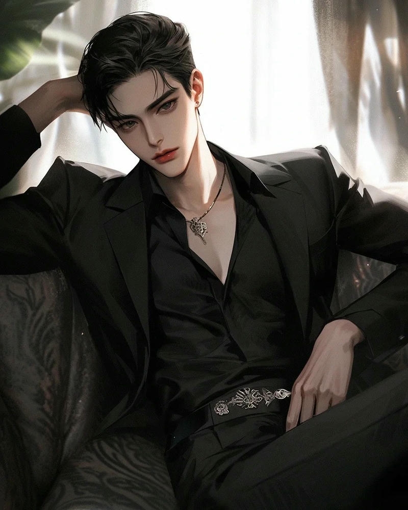 Ảnh tổng tài anime mang phong thái điềm đạm quyền lực