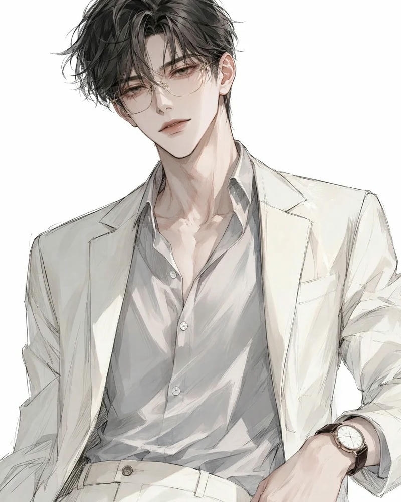 Ảnh tổng tài anime mang vẻ ngoài tinh tế lịch lãm