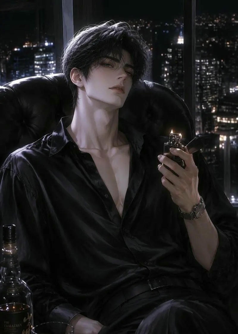 Ảnh tổng tài anime thể hiện phong thái quyền lực