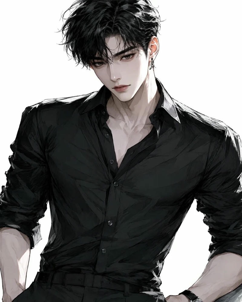 Ảnh tổng tài anime thể hiện thần thái uy nghiêm