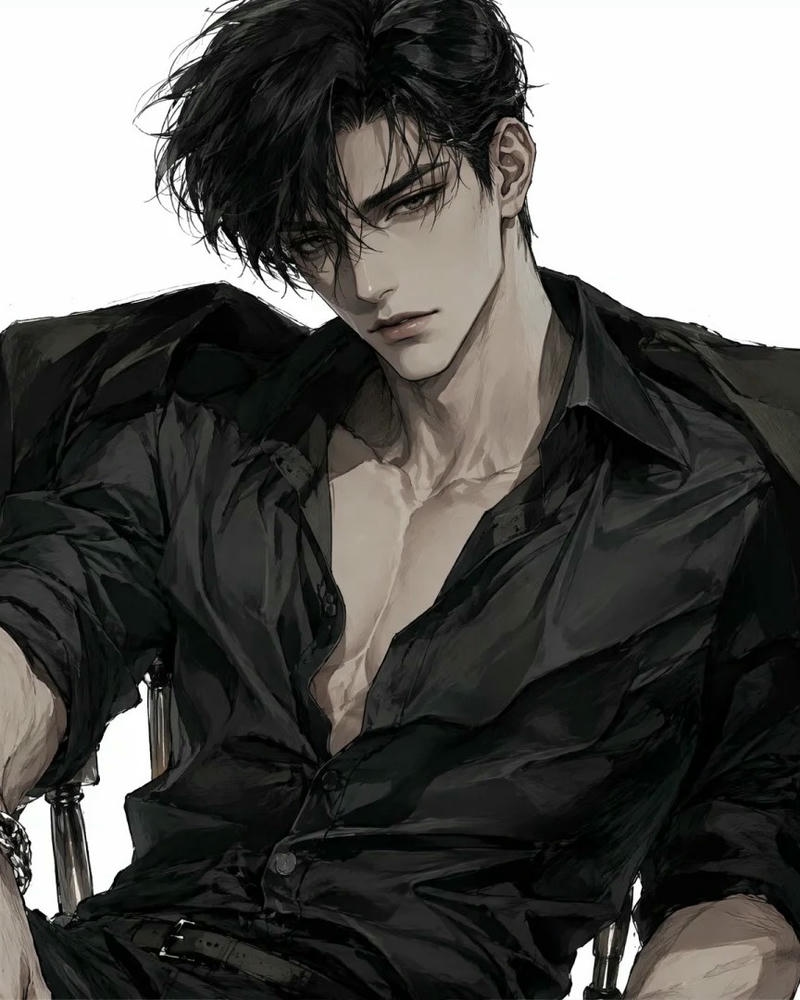 Ảnh tổng tài anime thể hiện vẻ đẹp nam tính