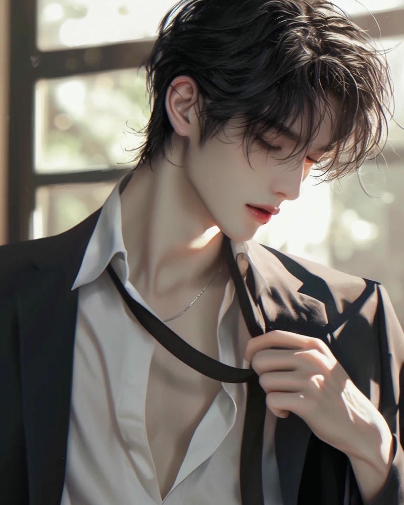 Ảnh tổng tài anime với diện mạo lạnh lùng quyến rũ