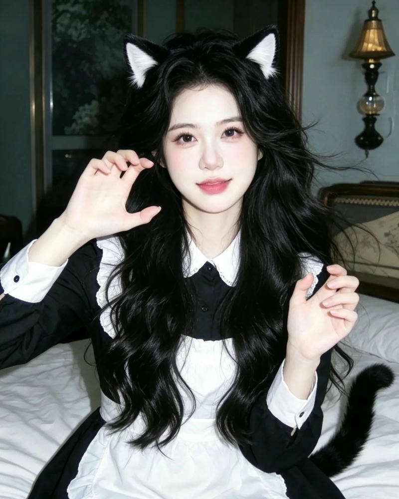 Hầu gái sexy thể hiện nét duyên dáng tinh tế