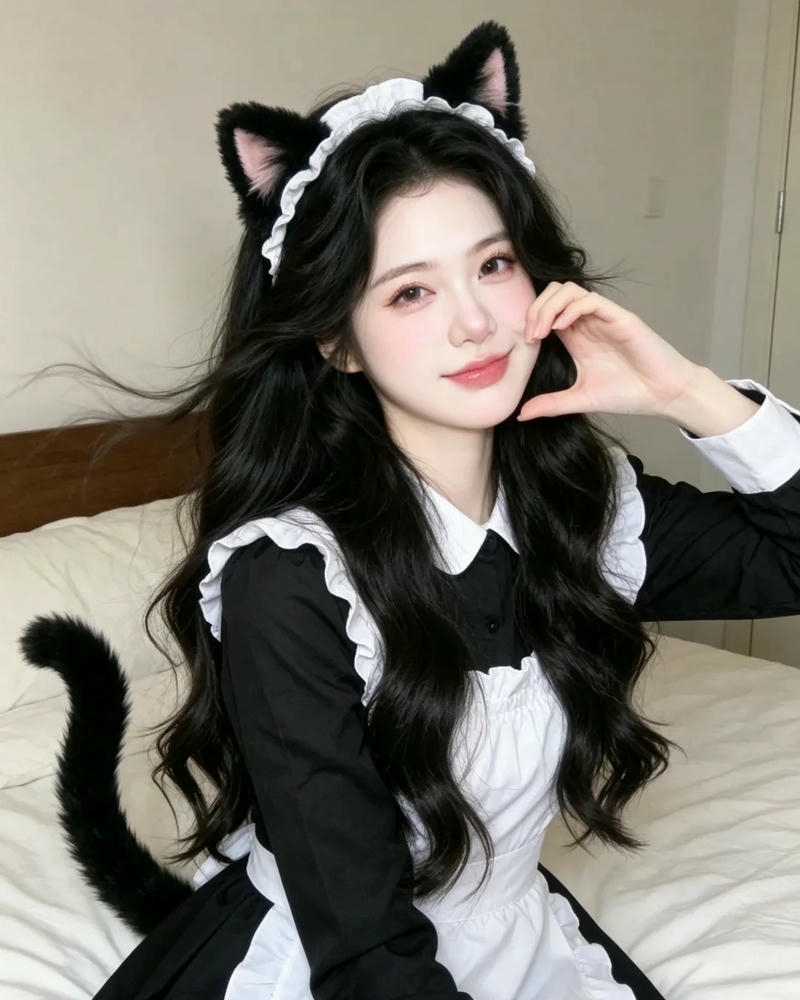 Hầu gái sexy với diện mạo rạng rỡ nổi bật