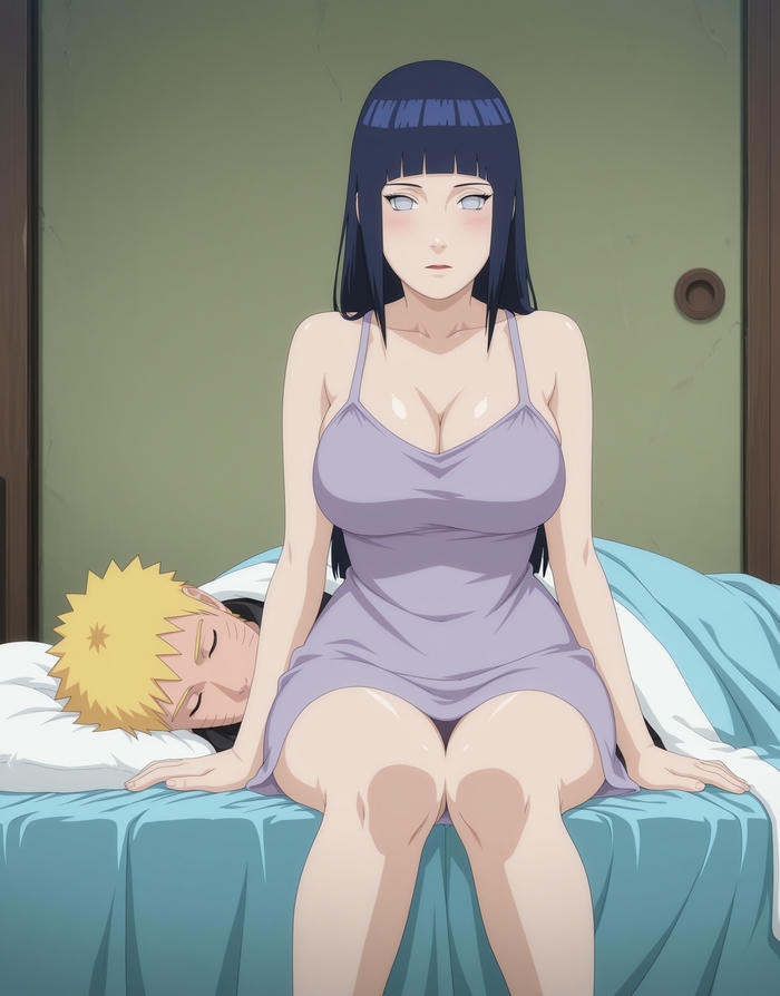 Hinata sexy mang ánh mắt trìu mến đầy sức hút