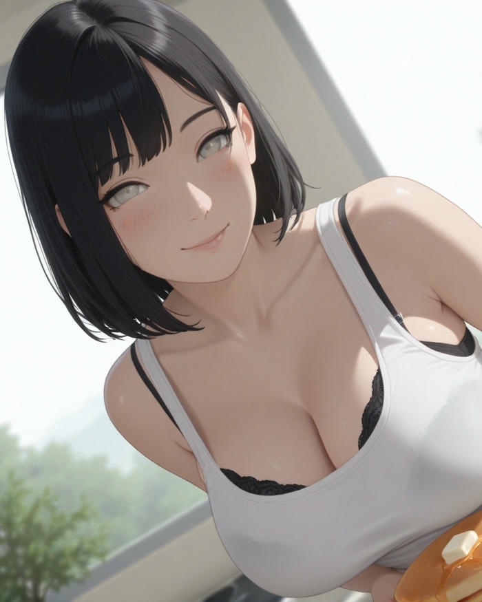 Hinata sexy thể hiện nét đẹp tinh tế dịu dàng