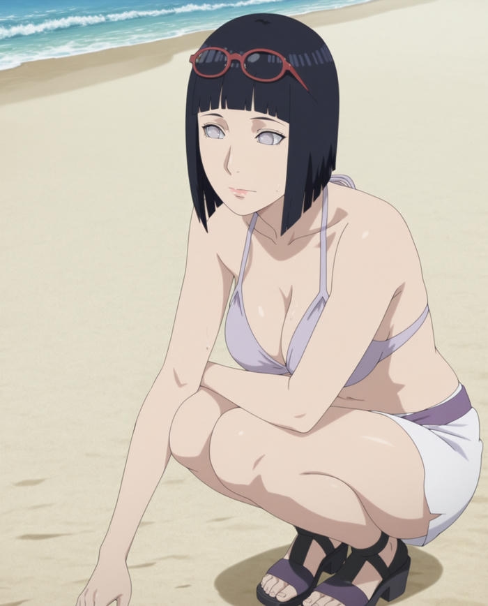 Hinata sexy với ánh mắt dịu dàng đầy cuốn hút