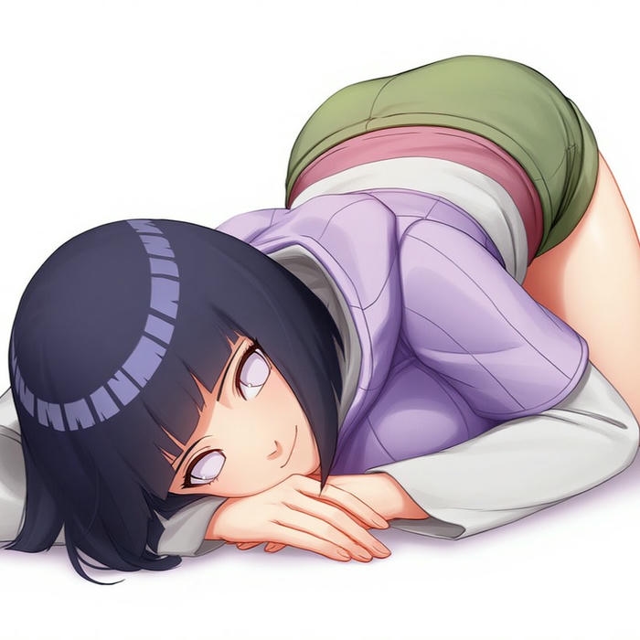 Hinata sexy với nụ cười nhẹ nhàng đáng yêu