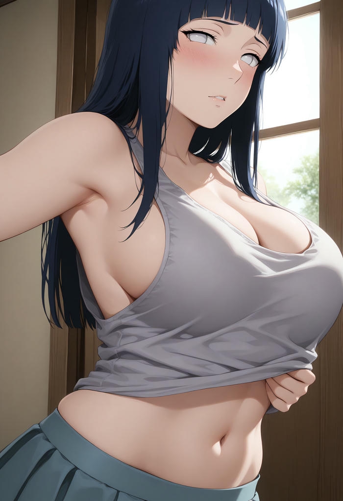 Hình Hinata anime nổi bật cùng thần thái thanh thoát