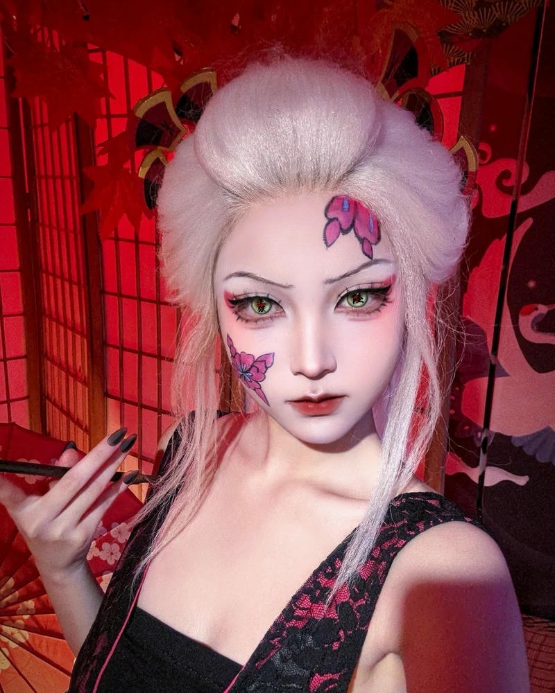 Hình ảnh cosplay Daki với tạo hình độc đáo