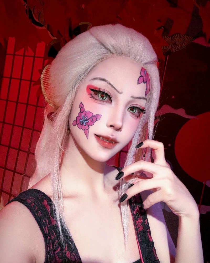 Hình cosplay Daki mang diện mạo duyên dáng