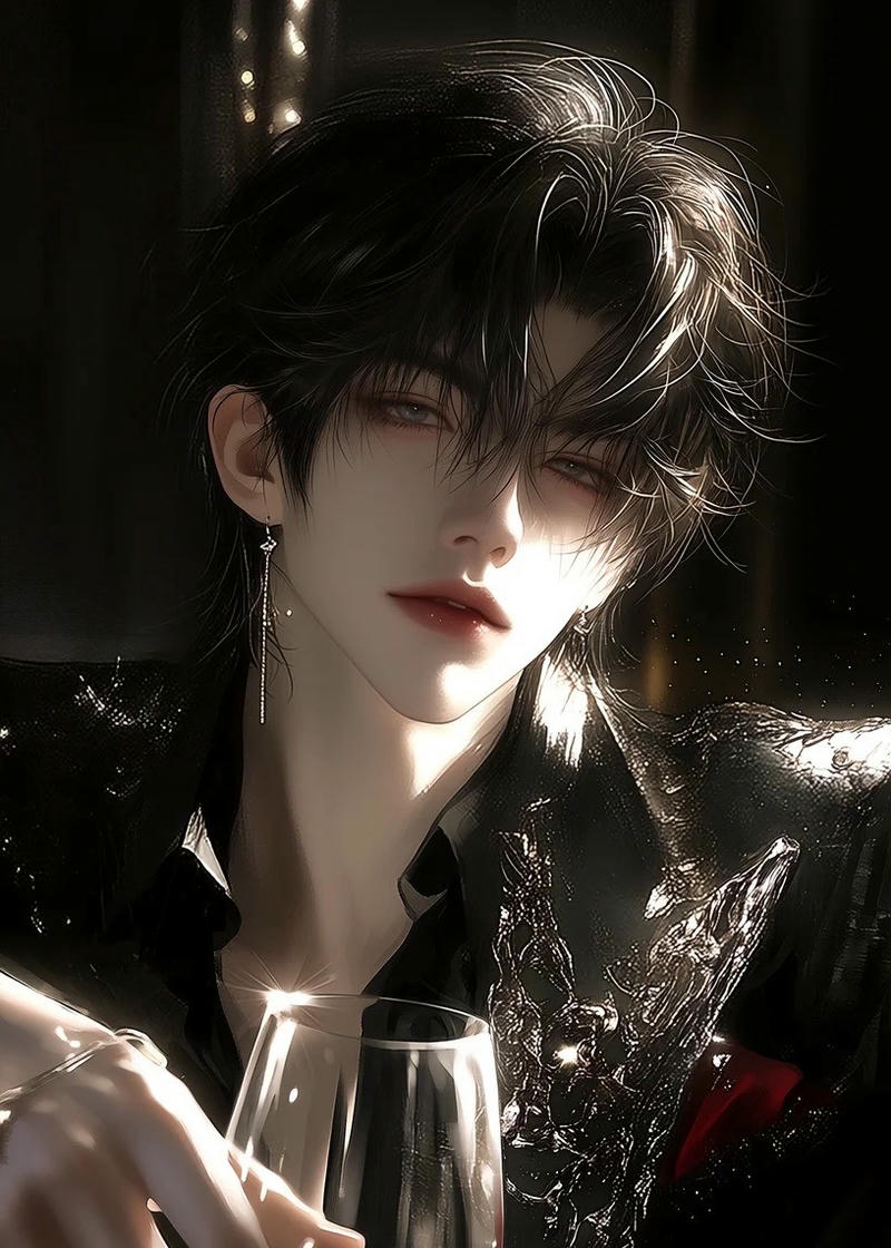 Hình tổng tài anime với phong thái lịch lãm
