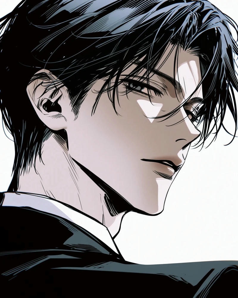 Hình tổng tài anime với vẻ ngoài sang trọng