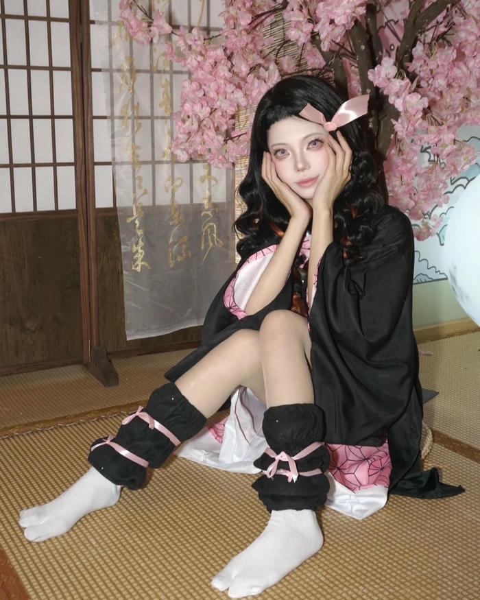Nezuko cosplay mang diện mạo duyên dáng trẻ trung