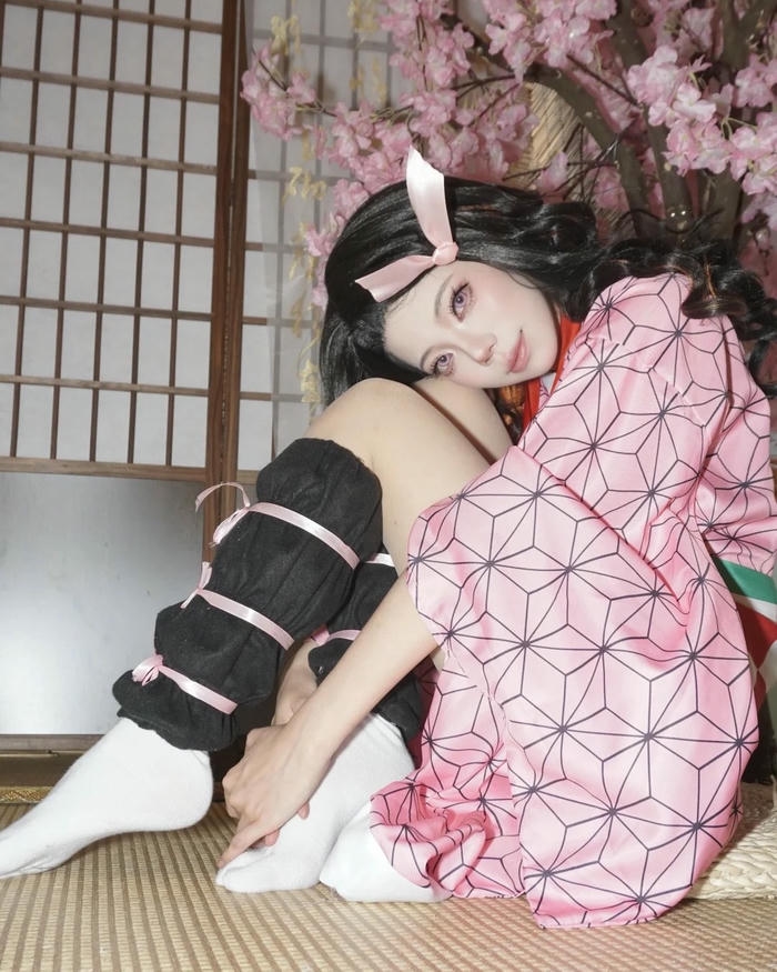 Nezuko cosplay mang thần thái dịu dàng cuốn hút