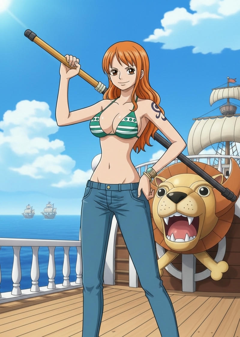 One Piece sexy mang diện mạo xinh xắn nổi bật