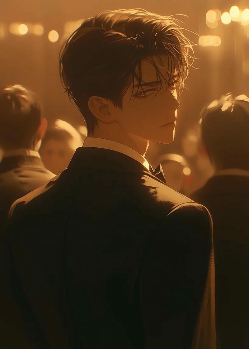 Tổng tài anime nổi bật cùng ánh mắt sắc sảo