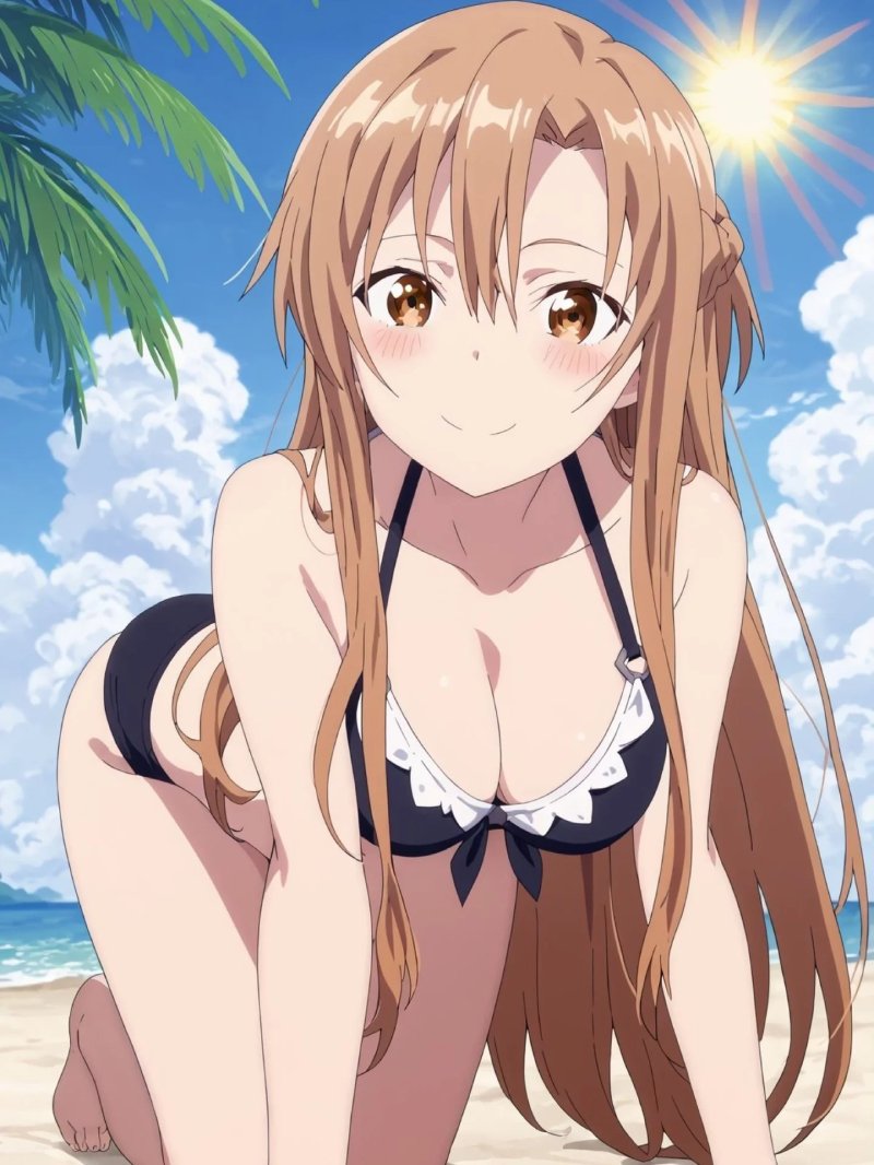 gái anime mặc bikini 12