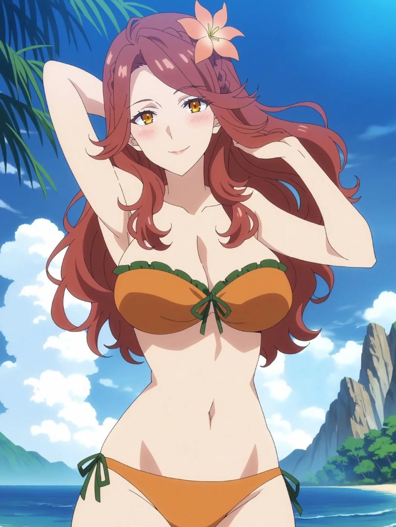 gái anime mặc bikini 9