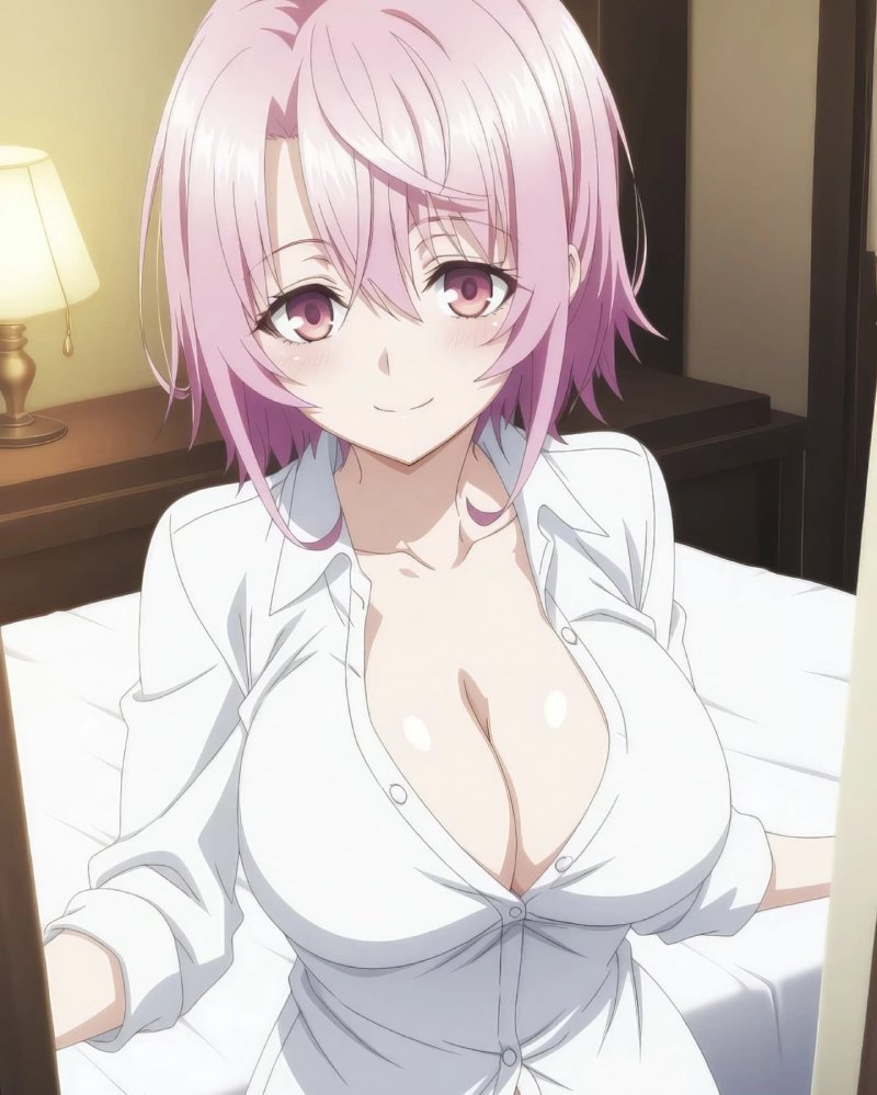 gái xinh anime to tròn