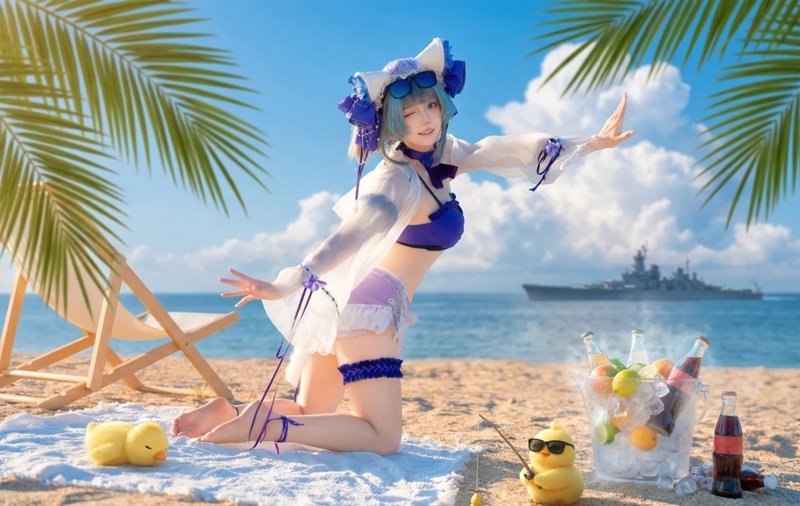 gái xinh cosplay mặc bikini 18