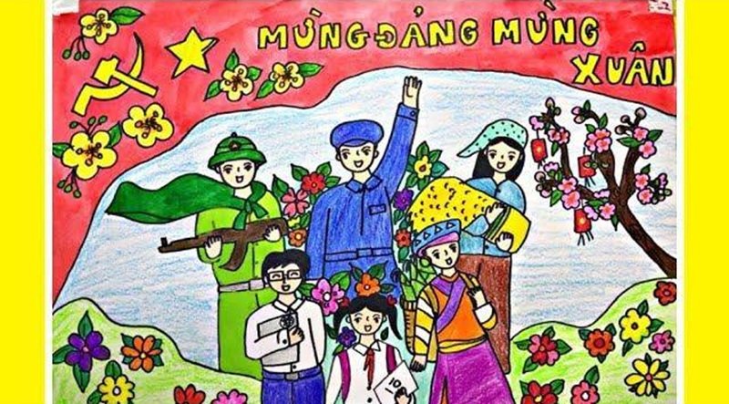 vẽ tranh đề tài lễ hội 23