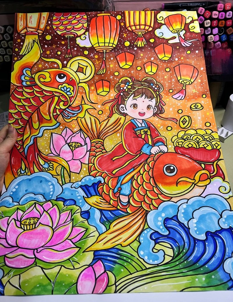 vẽ tranh đề tài lễ hội 27