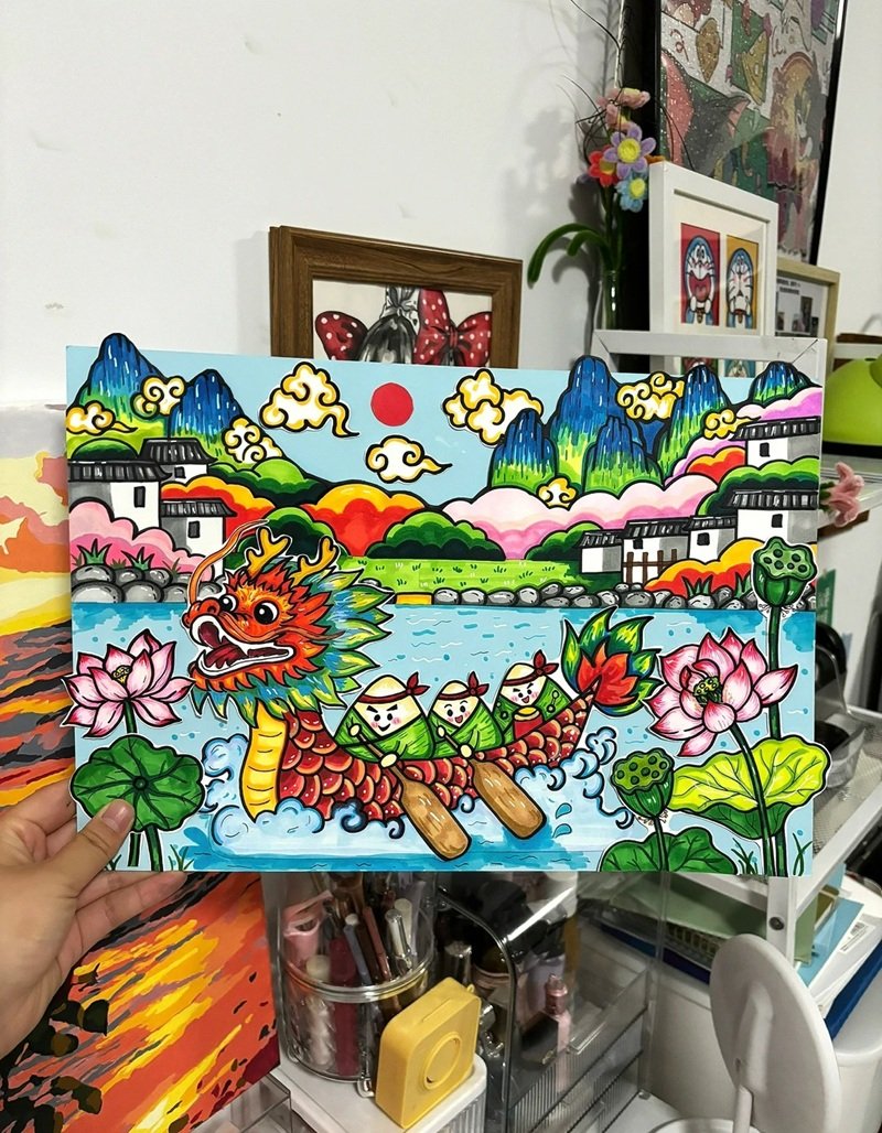 vẽ tranh đề tài lễ hội 29