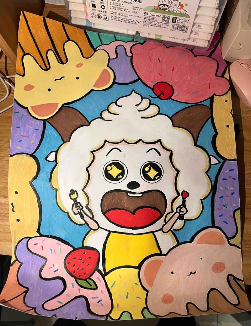 vẽ tranh ý tưởng trẻ thơ 11