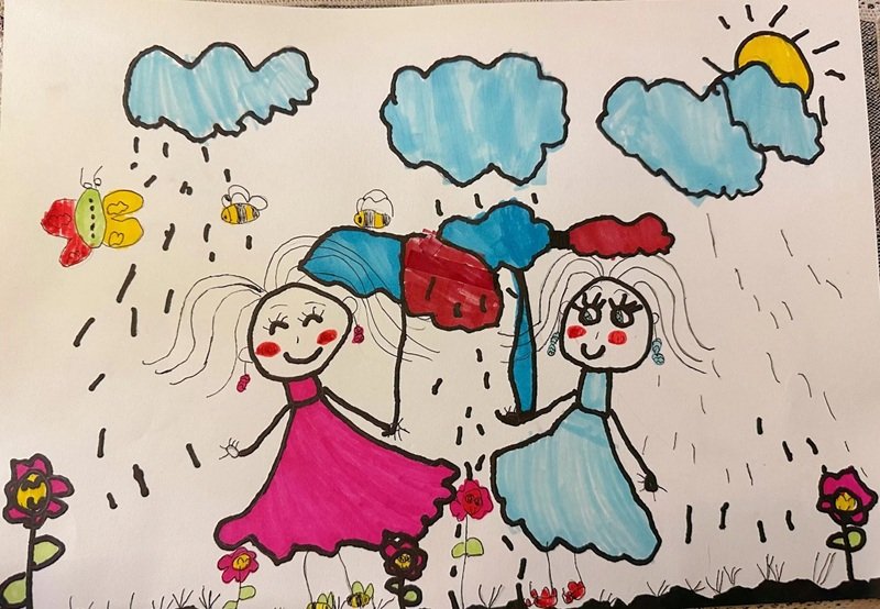 vẽ tranh ý tưởng trẻ thơ 17