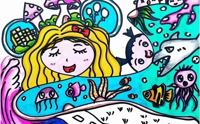 vẽ tranh ý tưởng trẻ thơ 22