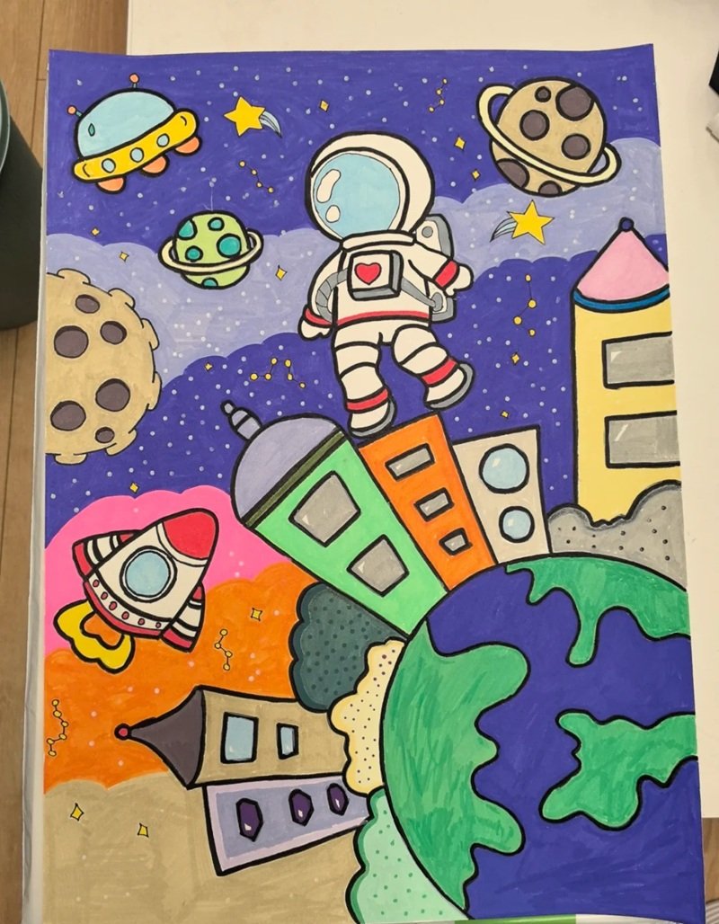 vẽ tranh ý tưởng trẻ thơ 23