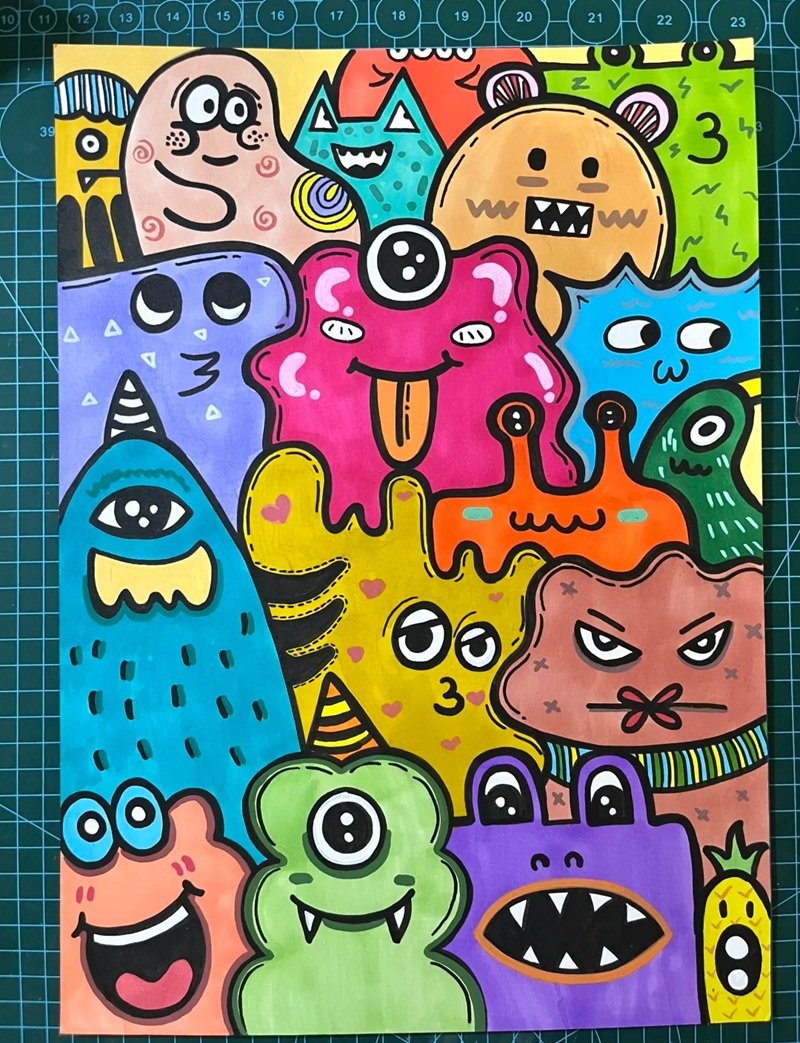 vẽ tranh ý tưởng trẻ thơ 25