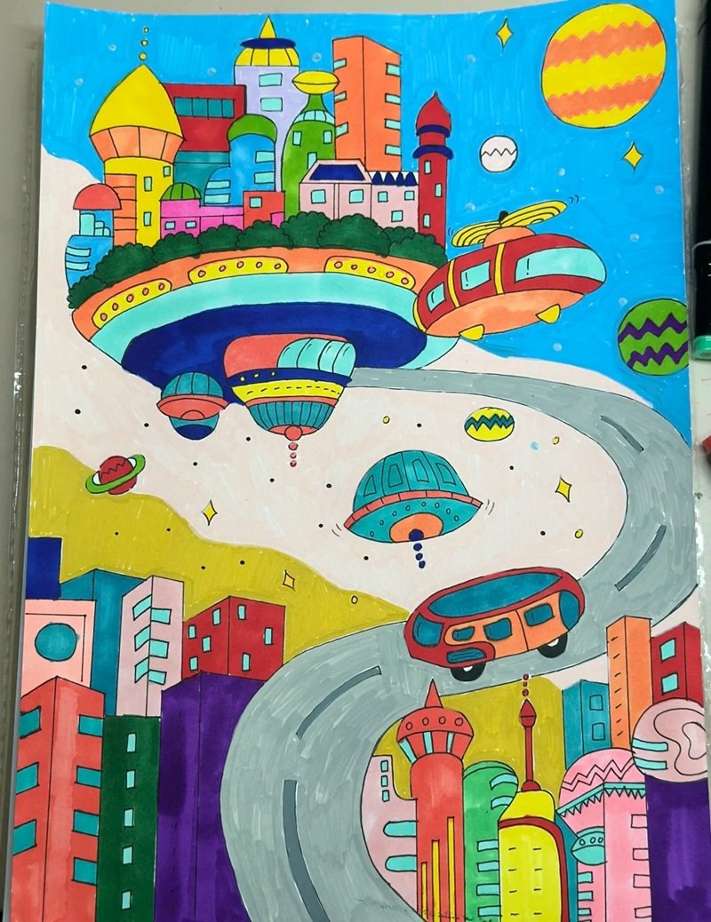 vẽ tranh ý tưởng trẻ thơ 36