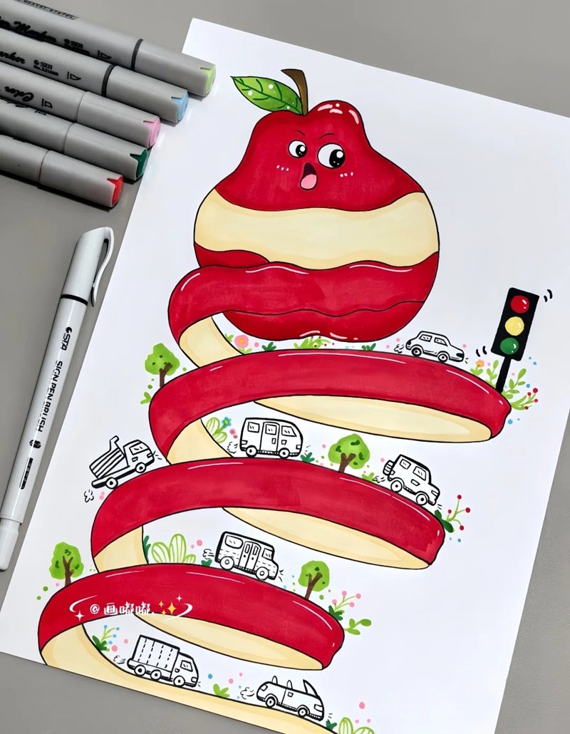 vẽ tranh ý tưởng trẻ thơ 39