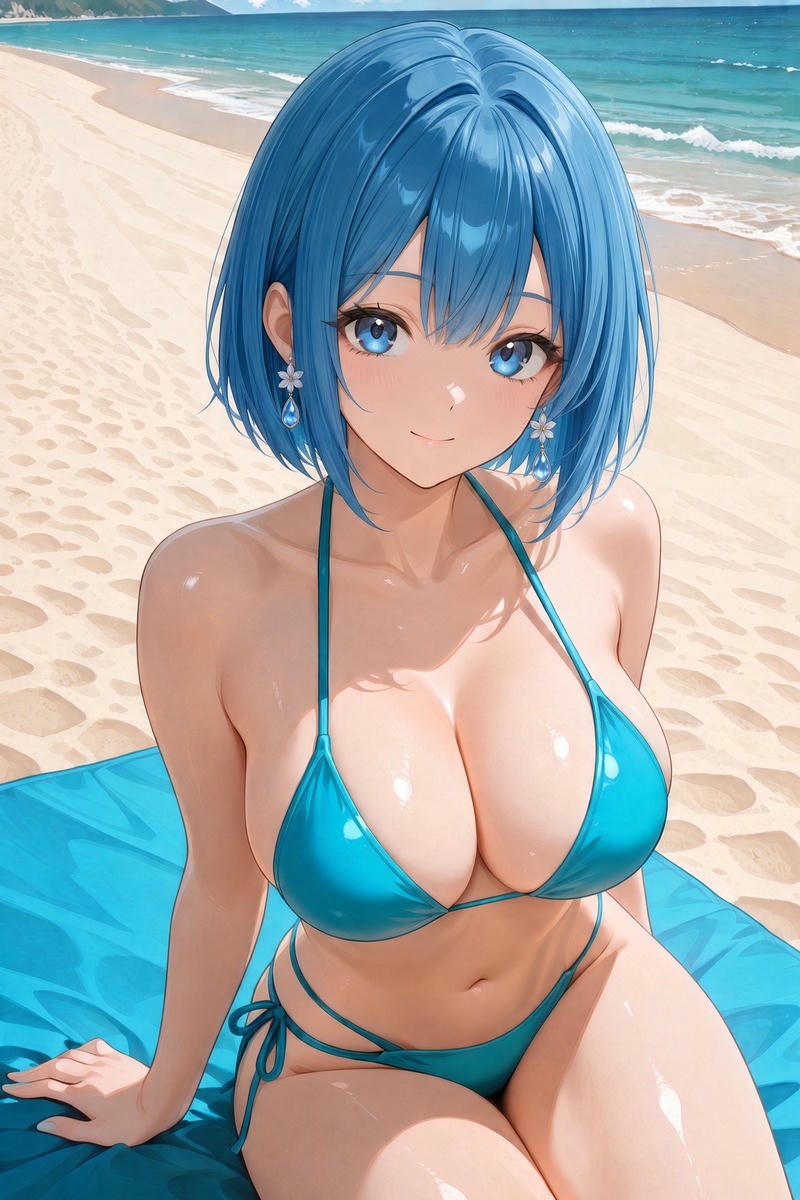 Ảnh anime bikini sexy có diện mạo hài hòa