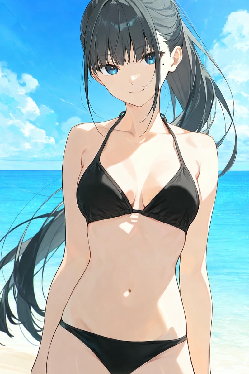 Ảnh anime bikini sexy có diện mạo nổi bật