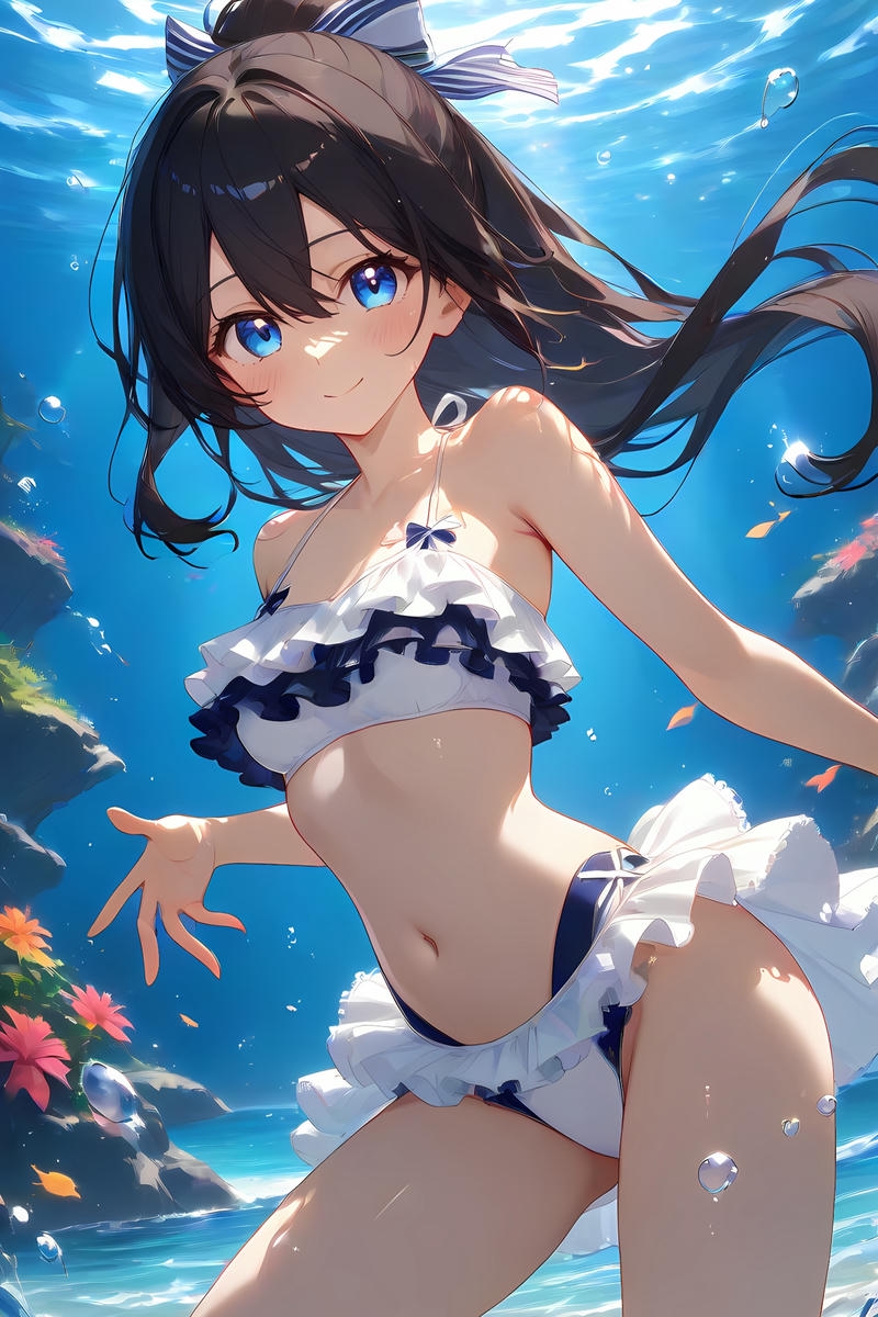 Ảnh anime bikini sexy mang thần thái tự tin