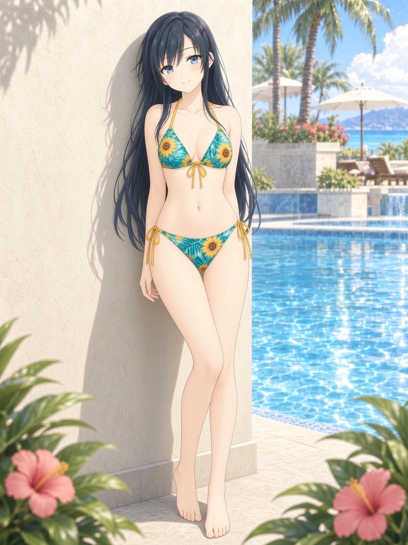 Ảnh anime bikini sexy với tạo hình nữ tính