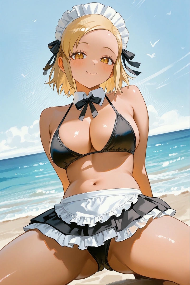Ảnh nhân vật anime bikini mang vẻ ngoài cuốn hút