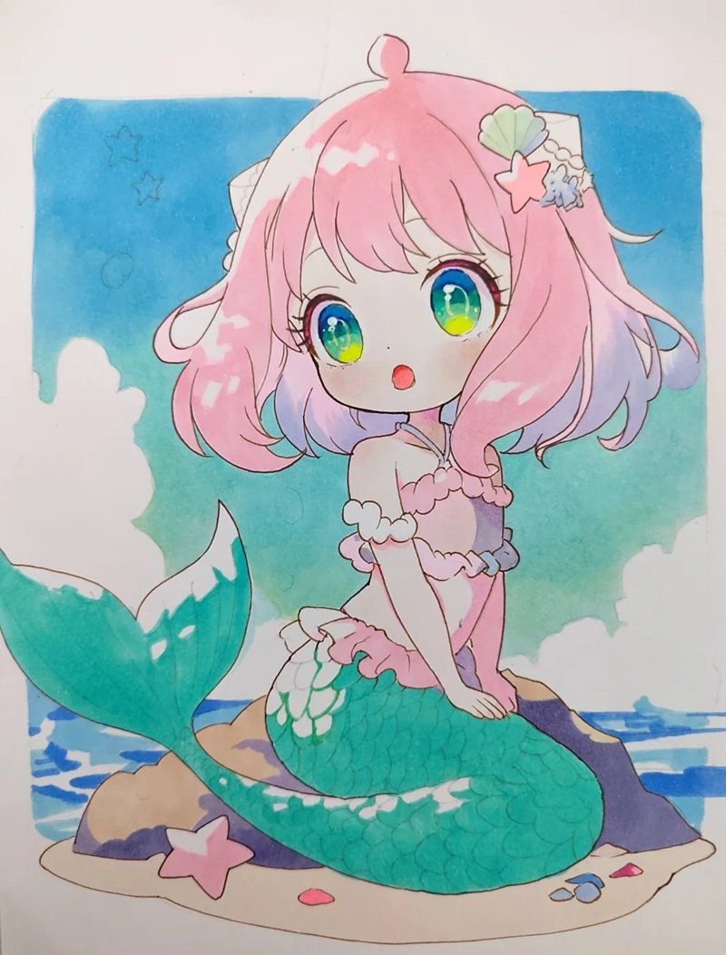 Chibi Girl Cute Dễ Vẽ 1