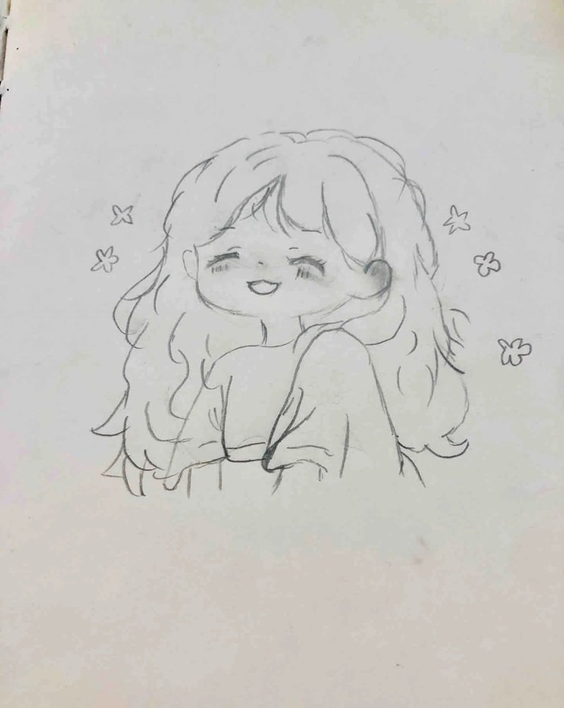 Chibi Girl Cute Dễ Vẽ 12