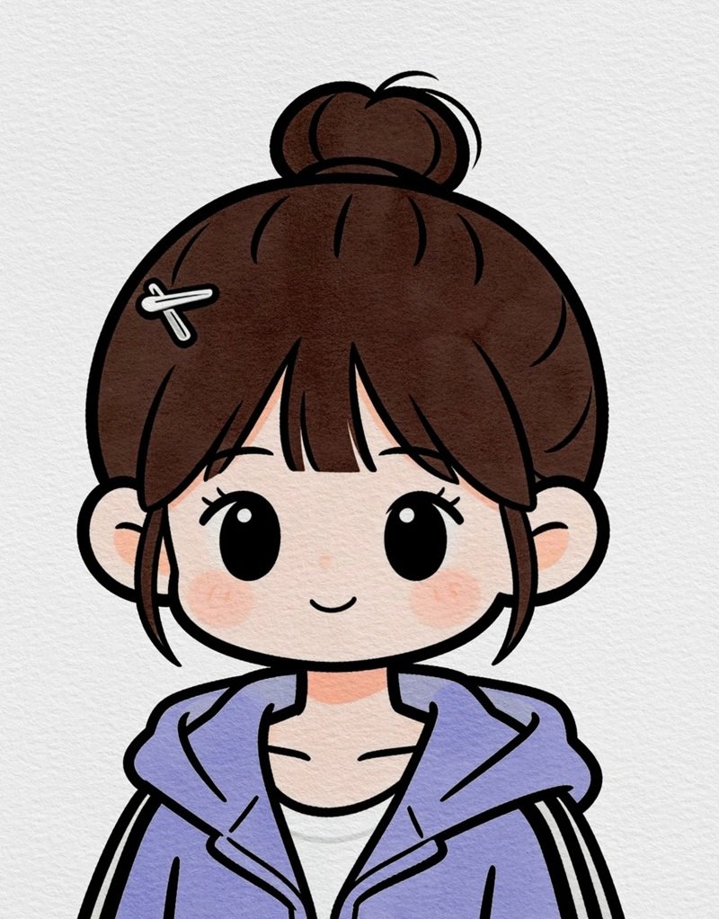 Chibi Girl Cute Dễ Vẽ 16