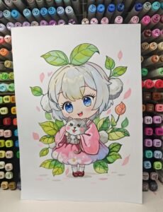 Tổng hợp 80+ chibi girl cute dễ vẽ cho người mới bắt đầu