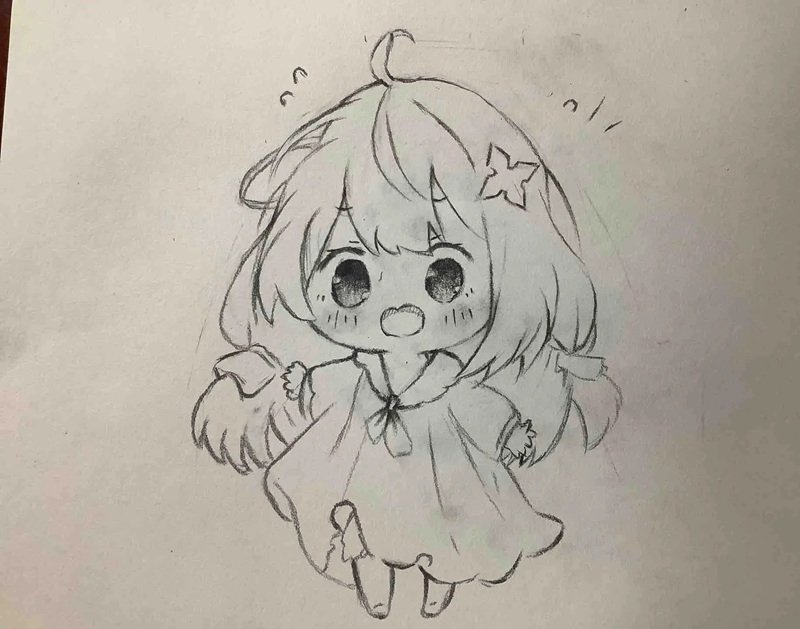 Chibi Girl Cute Dễ Vẽ 30