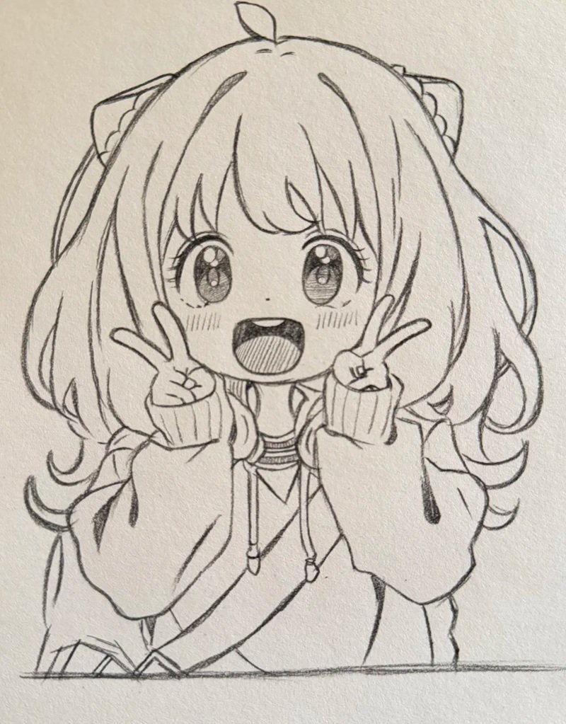 Chibi Girl Cute Dễ Vẽ 37