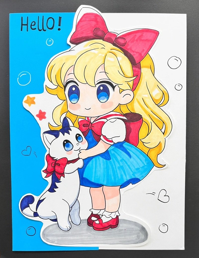 Chibi Girl Cute Dễ Vẽ 9